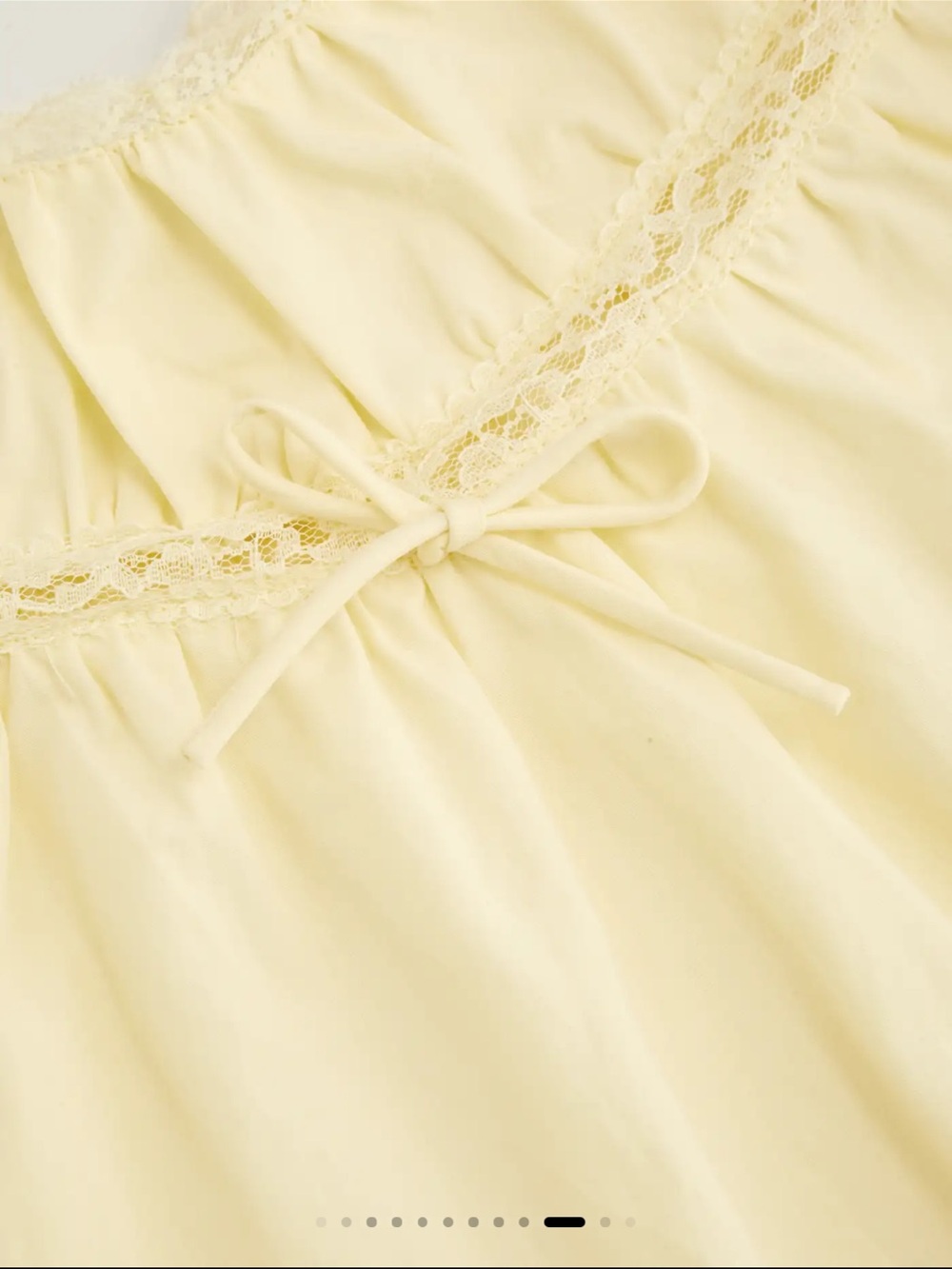 NWT CIDER Baby Doll Dress in Butter Yellow Sz M 100% Cotton - Picture 11 of 14